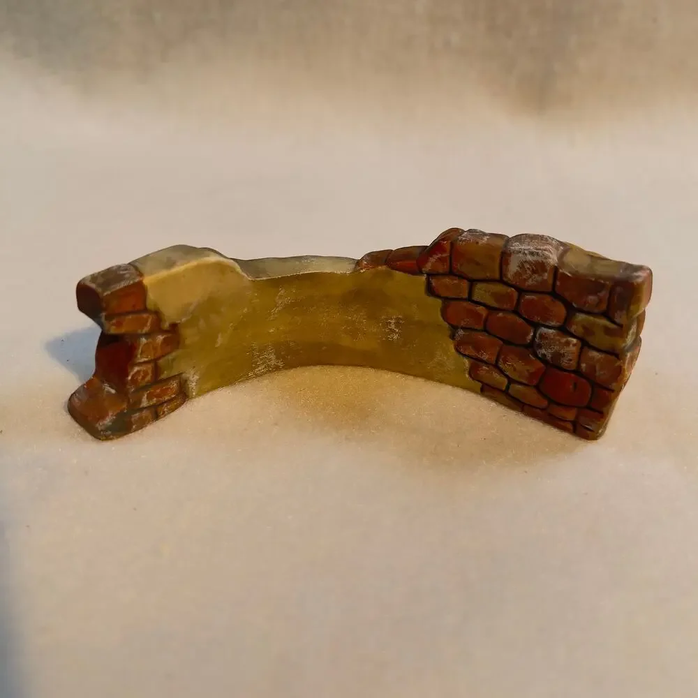 Grandeur Noel '01 Bethlehem Village Stone Wall Collector Ed. O'Well Porcelain